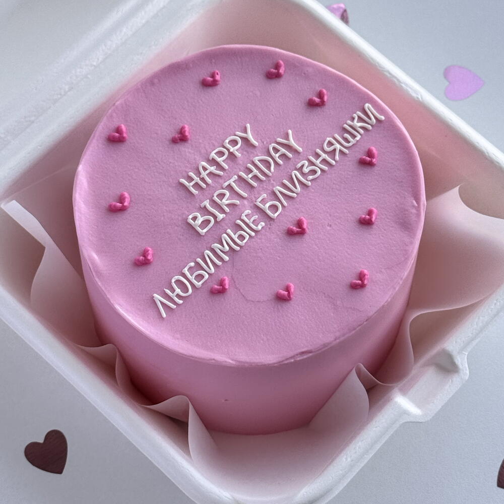 Бенто торт для близняшек