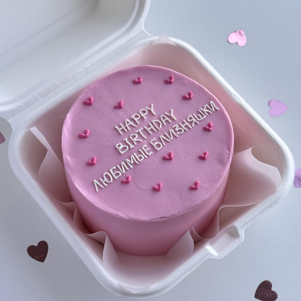 Бенто торт для близняшек