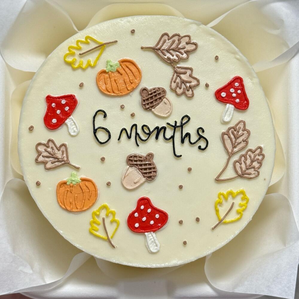 Бенто торт для детского праздника (месячный торт)