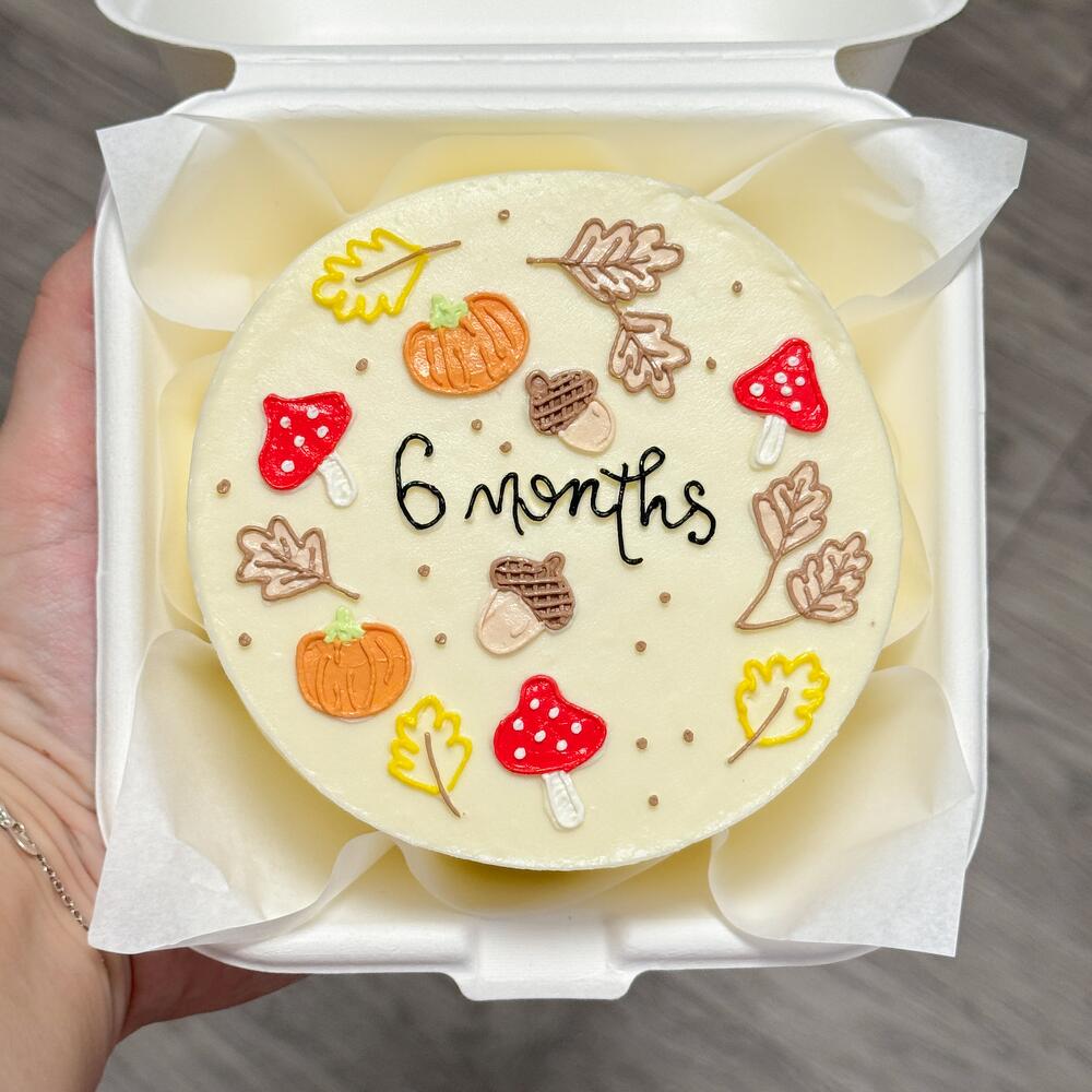 Бенто торт для детского праздника (месячный торт)