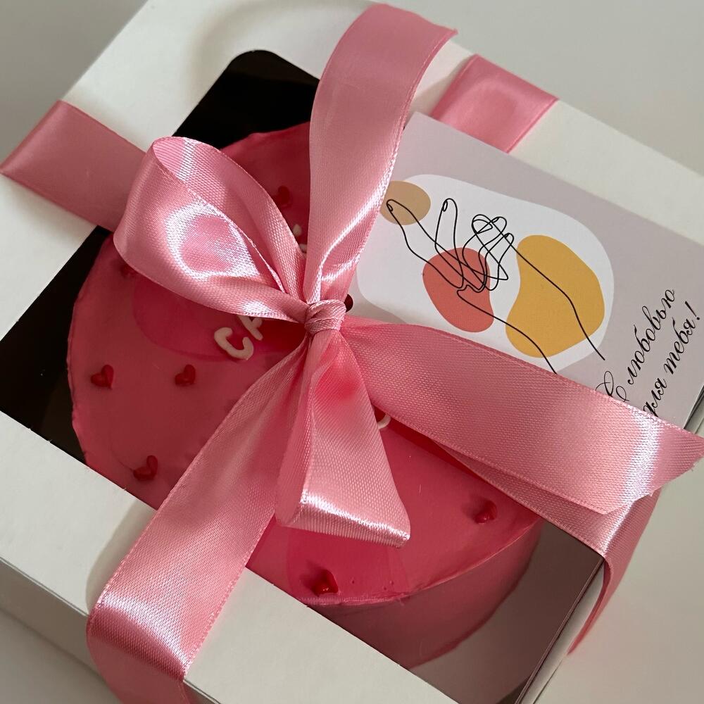 Бенто торт для девочки розовый дочке сестре