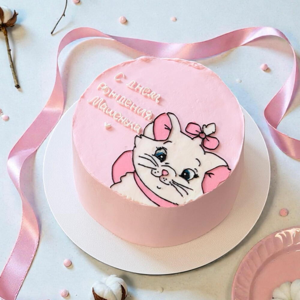 Бенто торт для девочки с котиком