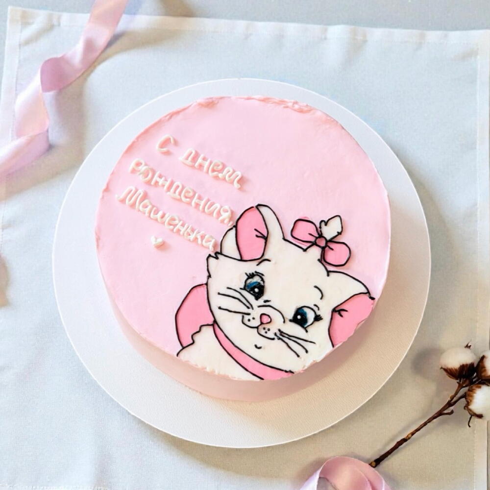 Бенто торт для девочки с котиком