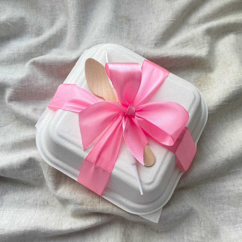 Бенто торт для девочки с цветами