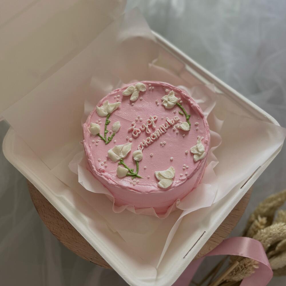 Бенто торт для девушки, бенто торт на 8 марта для подруги