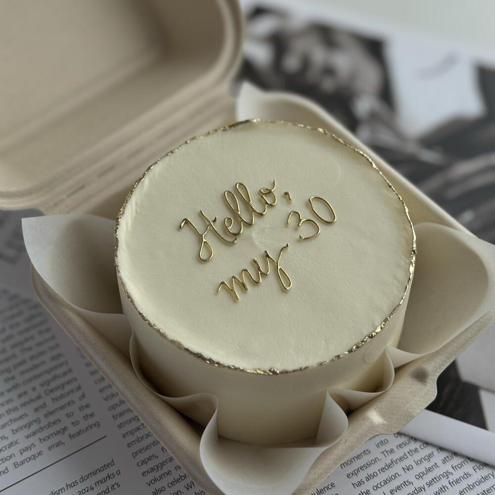 Бенто торт для девушки Hello my 30