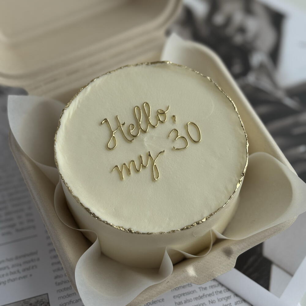 Бенто торт для девушки Hello my 30