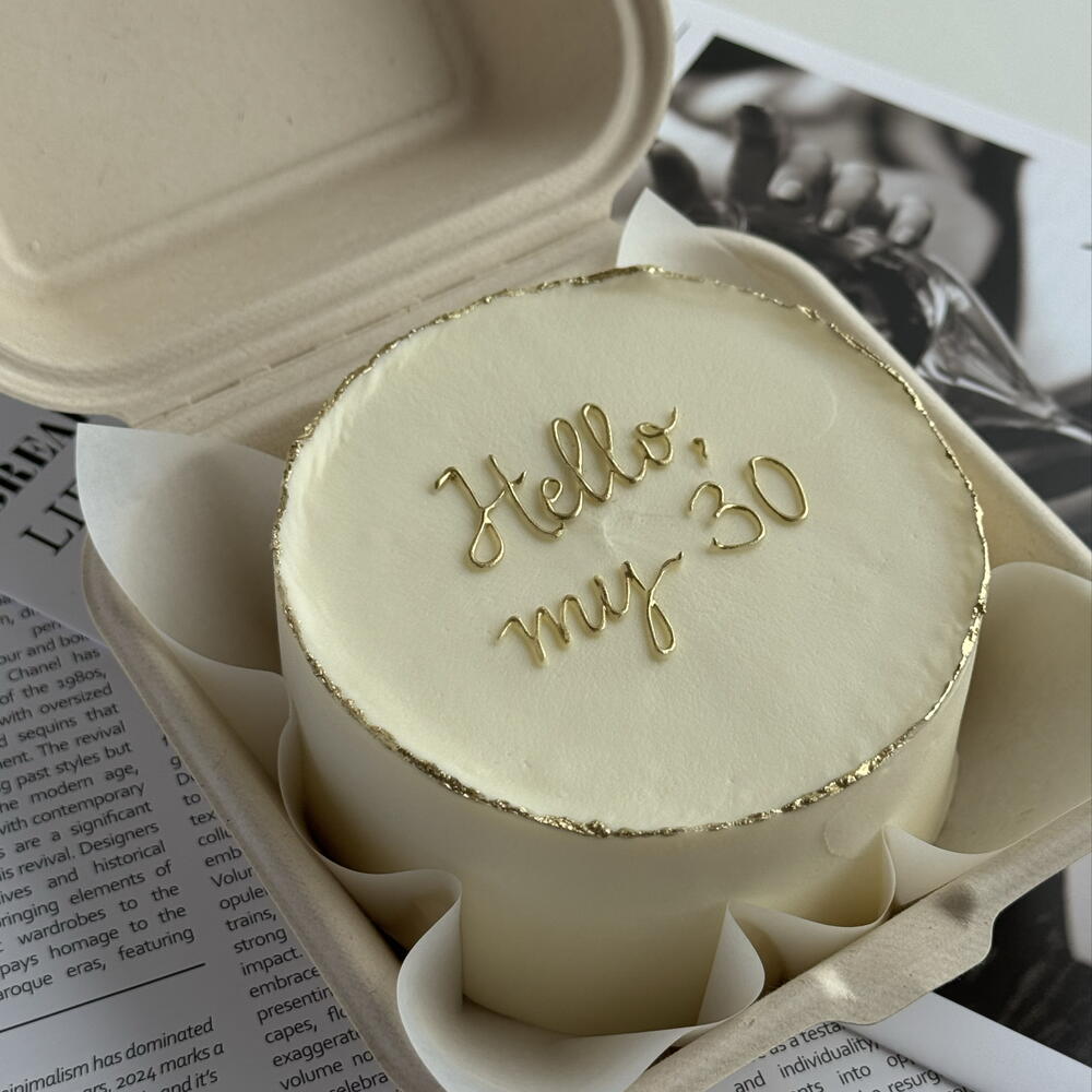 Бенто торт для девушки Hello my 30