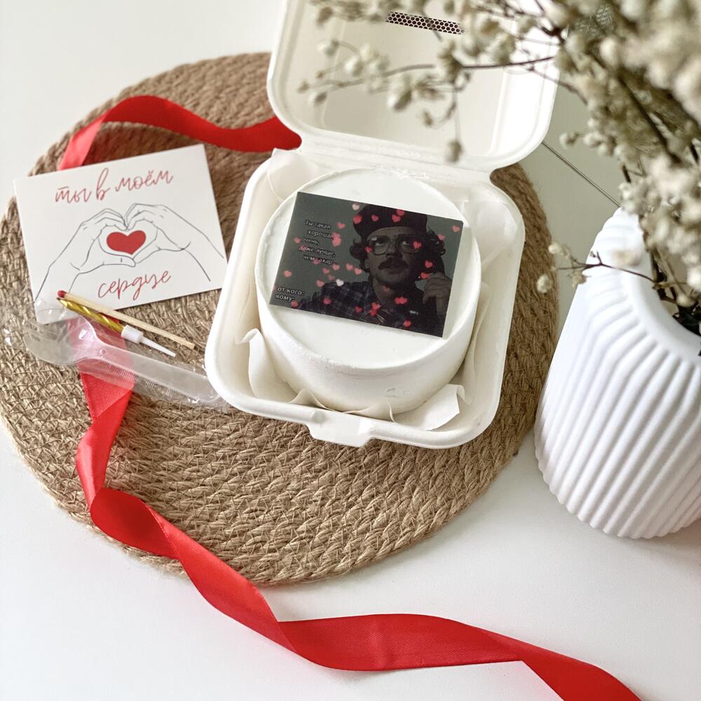 Бенто торт для девушки «Ты такая хорошая, очень, даже лучше, чем сахар»