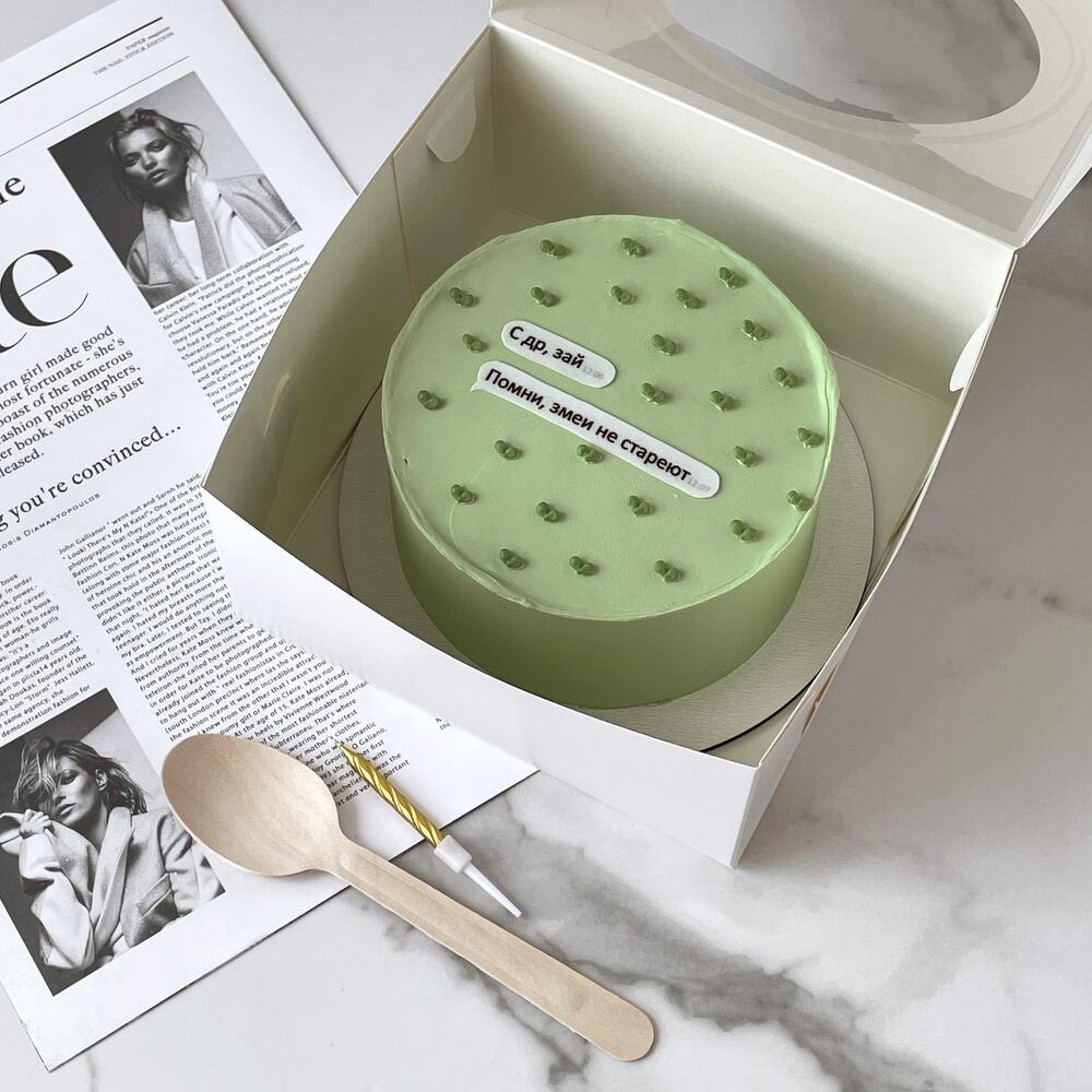 Бенто-торт для девушки «змеи не стареют»