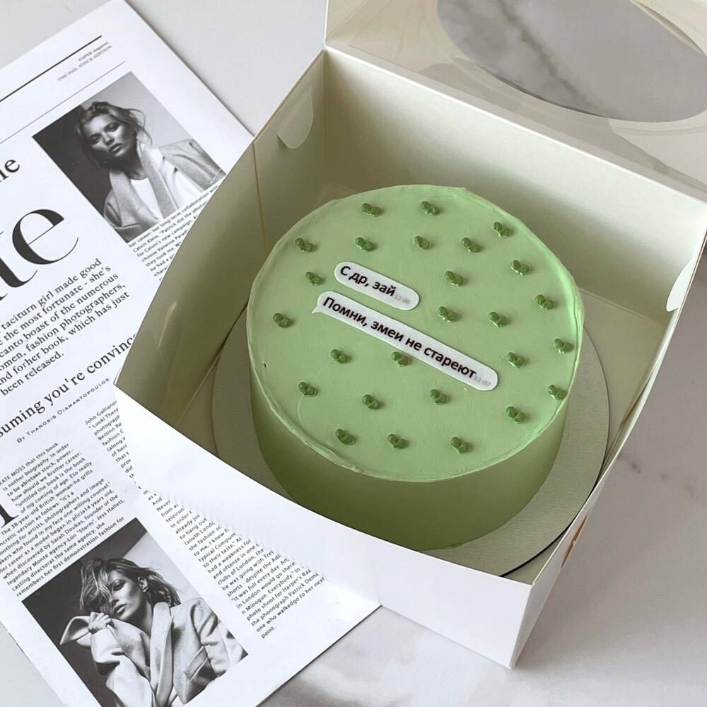 Бенто-торт для девушки «змеи не стареют»