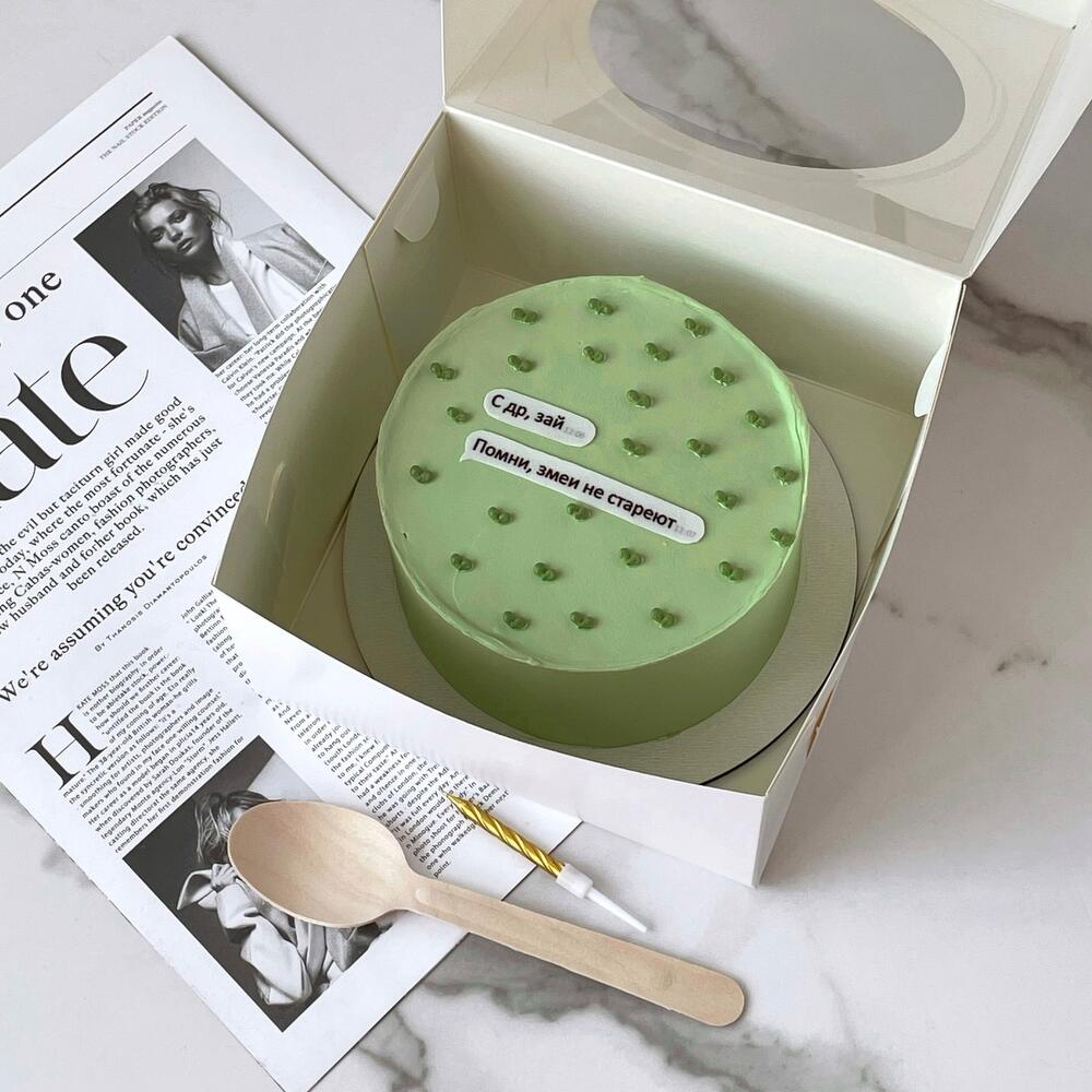 Бенто-торт для девушки «змеи не стареют»