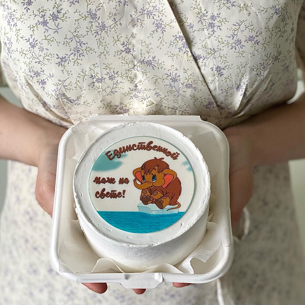 Бенто торт для единственной мамы на свете 🩵