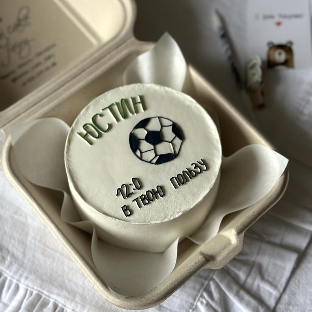 Бенто торт для футболиста