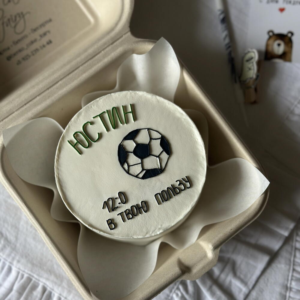 Бенто торт для футболиста