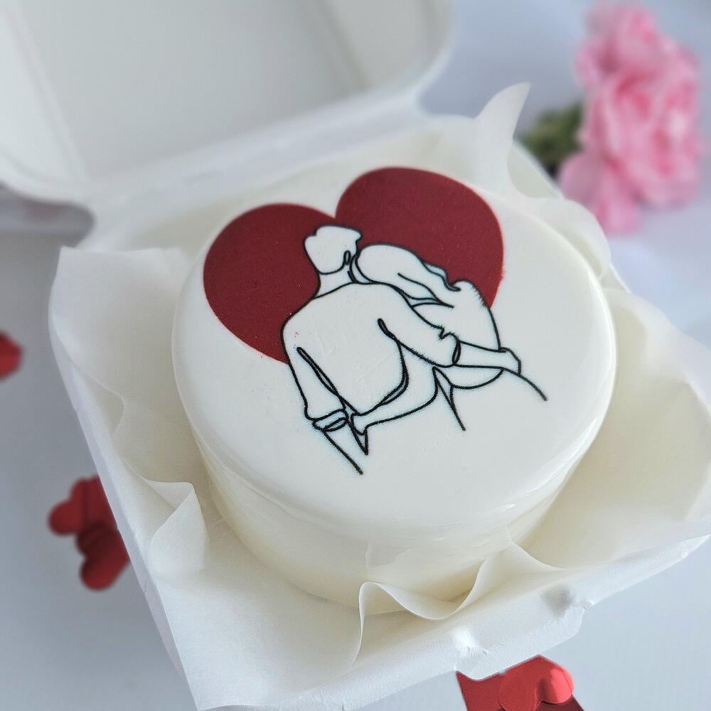 Бенто торт для любимого человека на годовщину, сюрприз