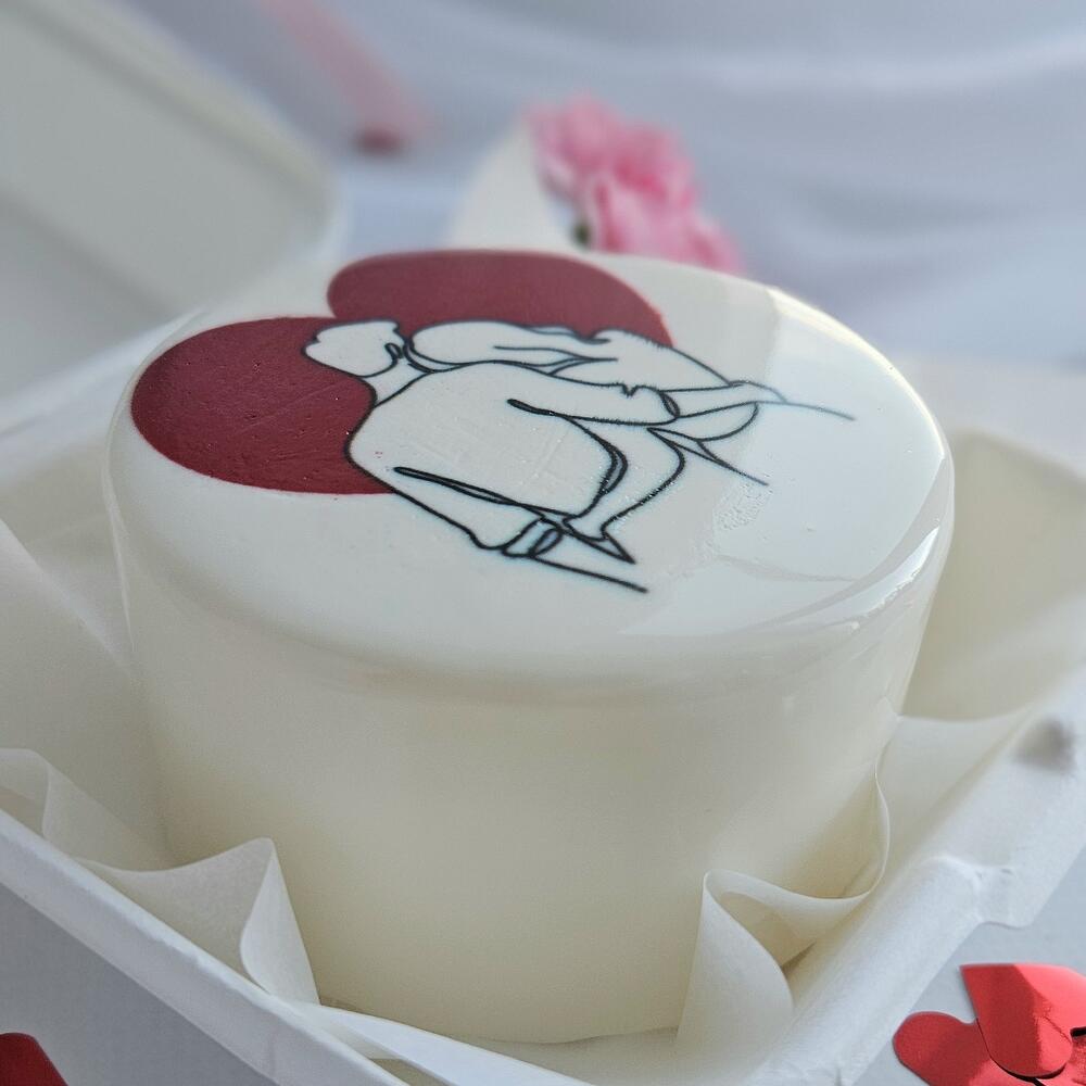 Бенто торт для любимого человека на годовщину, сюрприз