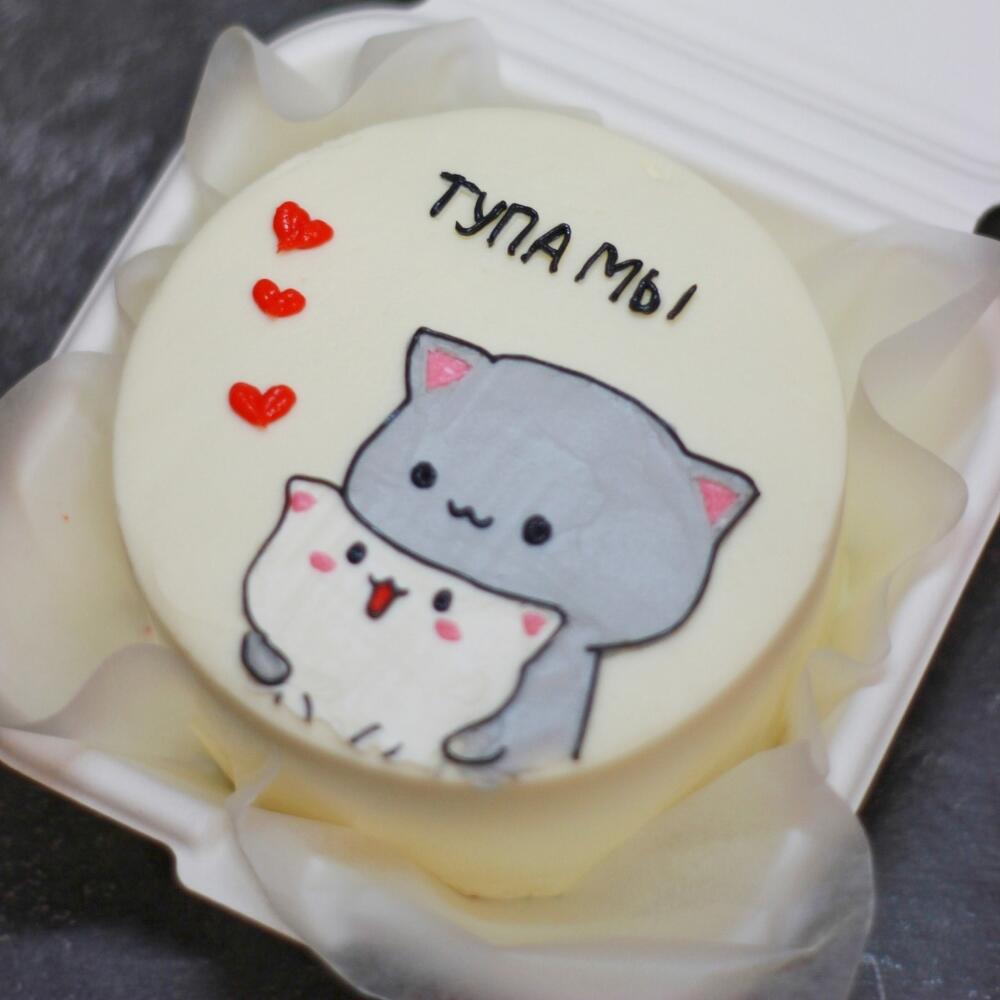 Бенто-торт для любимого, любимой "Котики"