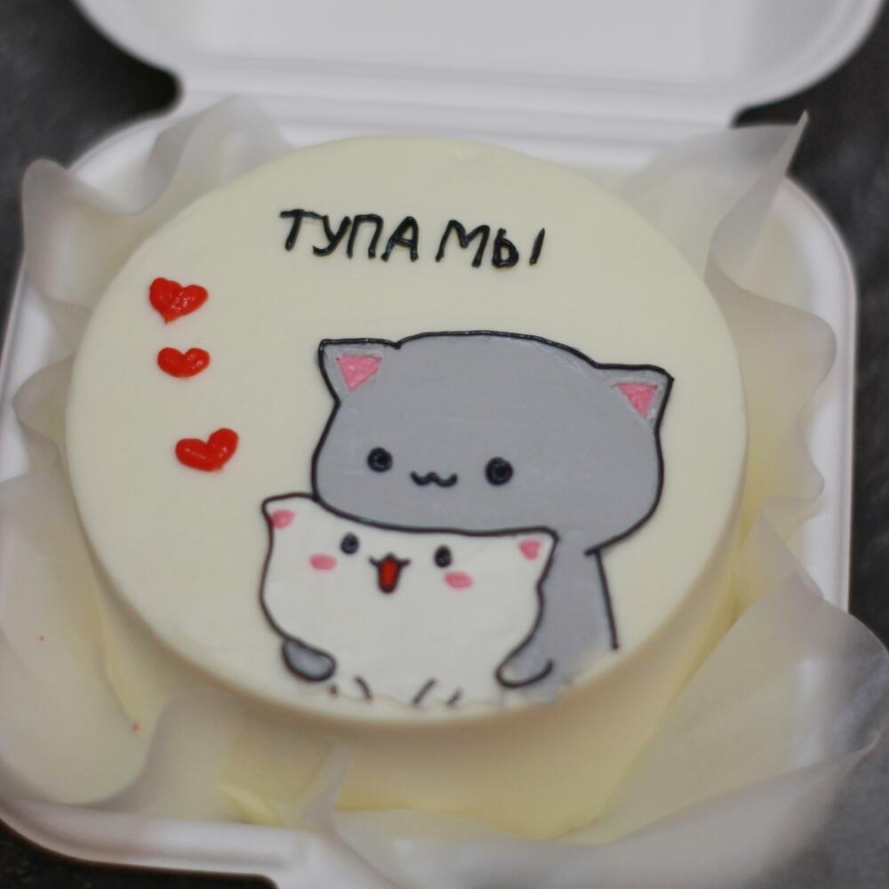 Бенто-торт для любимого, любимой "Котики"