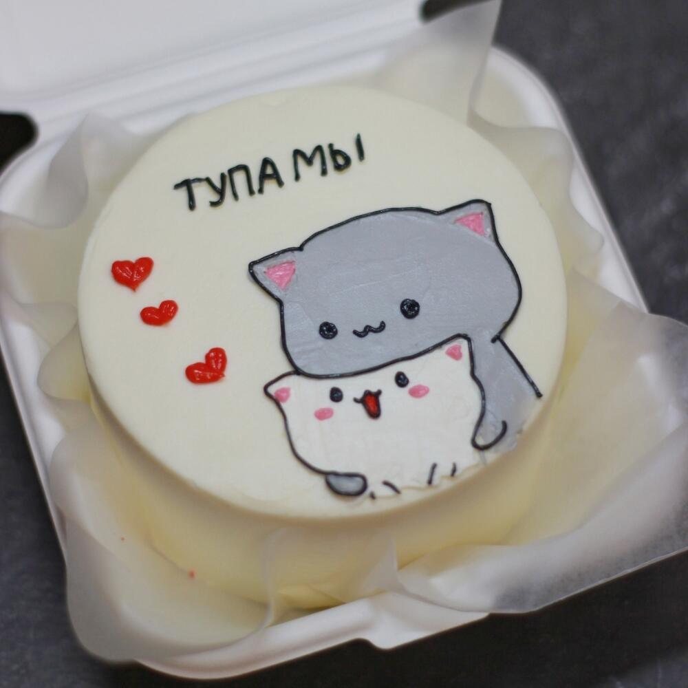 Бенто-торт для любимого, любимой "Котики"