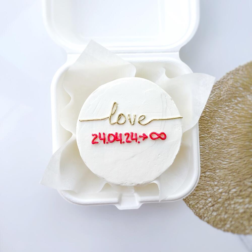 Бенто-торт для любимого, любимой, подарок на 14 февраля, годовщину