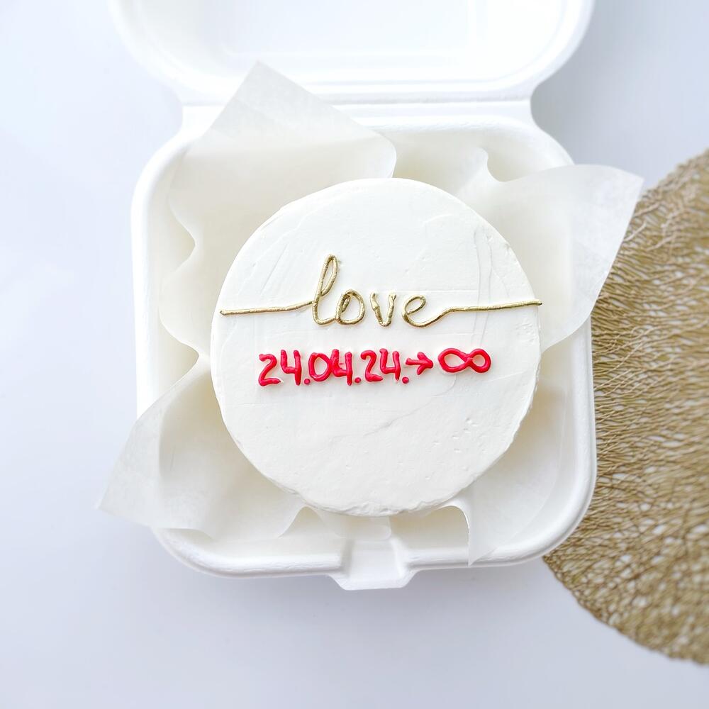 Бенто-торт для любимого, любимой, подарок на 14 февраля, годовщину