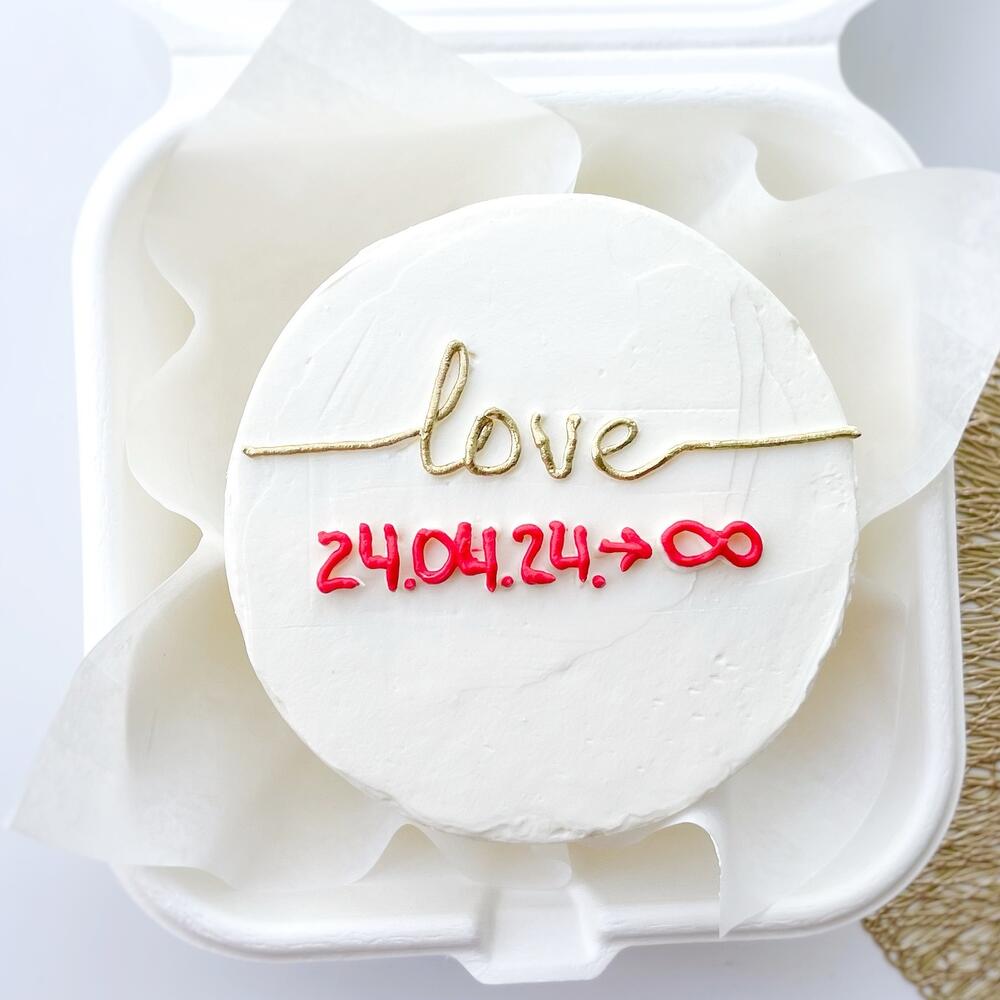 Бенто-торт для любимого, любимой, подарок на 14 февраля, годовщину