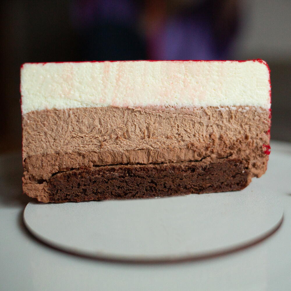 Бенто торт для любимой девушки или мужчины три шоколада на день святого Валентина, 14 февраля, день рождения, день влюблённых