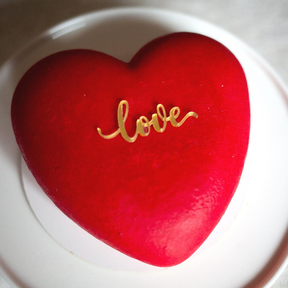 Бенто торт для любимой девушки или мужчины три шоколада на день святого Валентина, 14 февраля, день рождения, день влюблённых