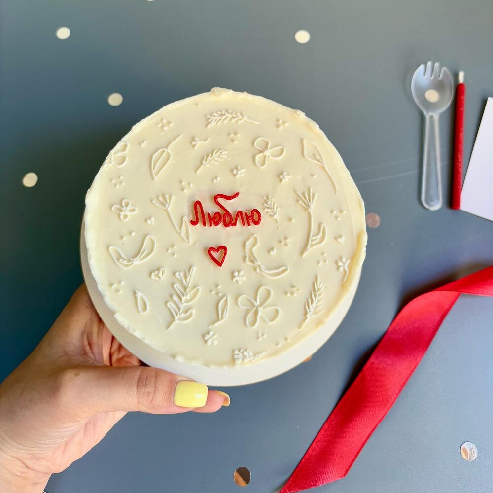 Бенто торт для Любимой | Люблю | торт признание