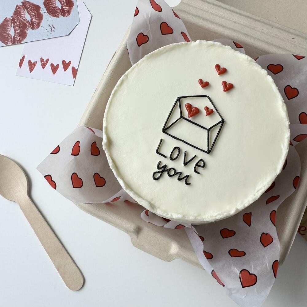 Бенто торт для любимых на 14 февраля , День Святого Валентина