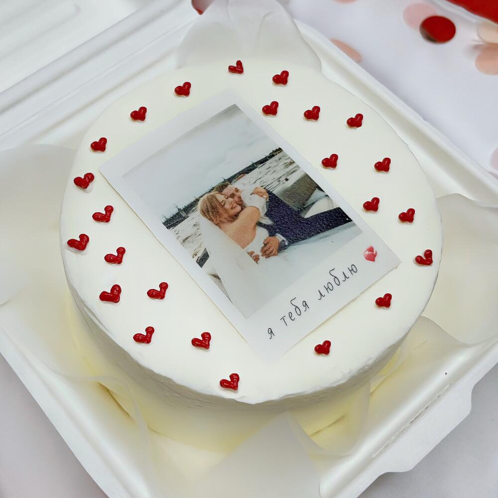 Бенто торт для Любимых с вашей фотографией (парню/мужу/девушке/на 14 февраля)
