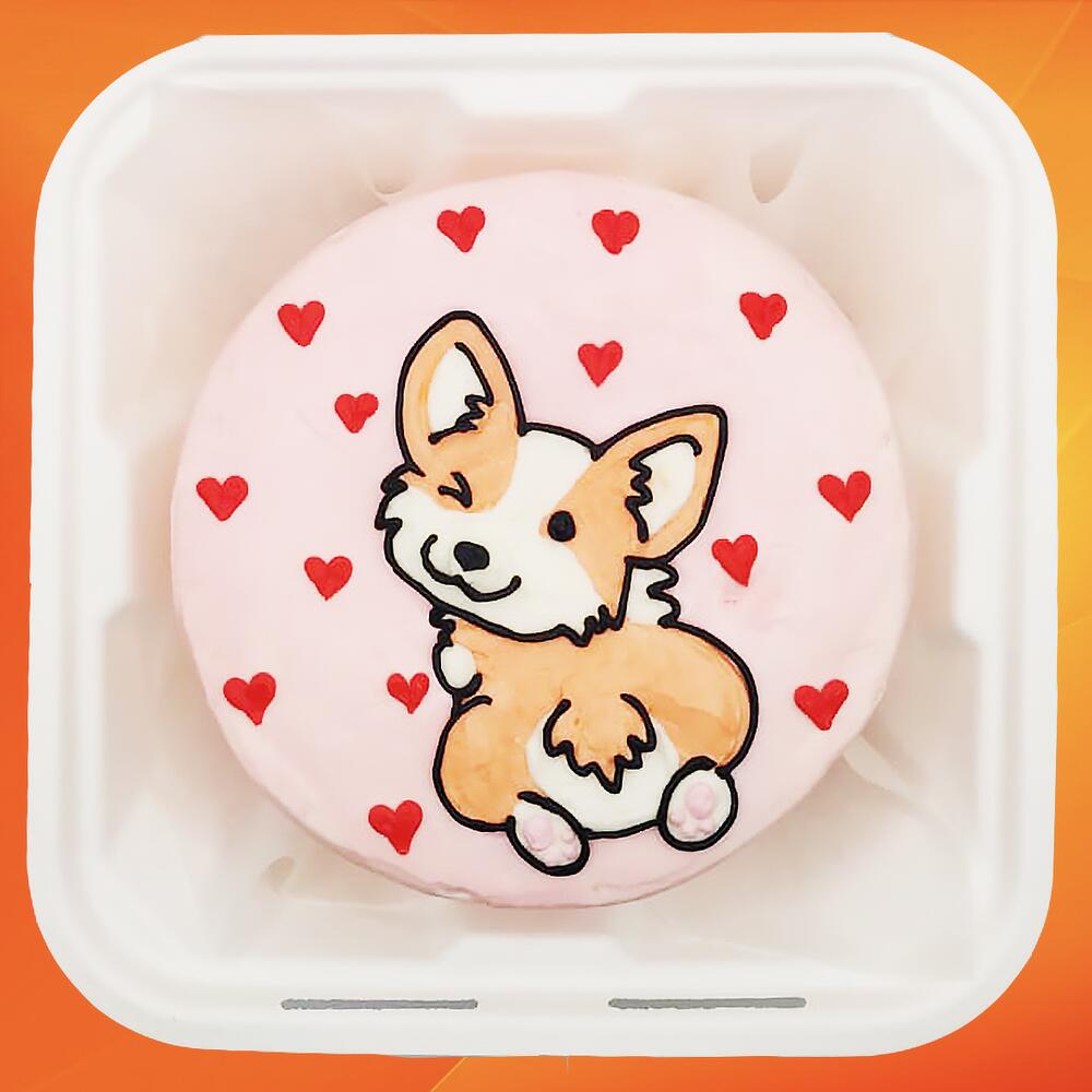 Бенто торт для любимых Собачка