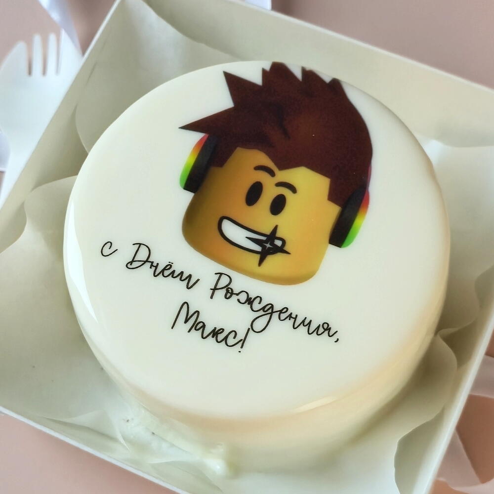 Бенто торт для мальчика или девочки с Роблоксом