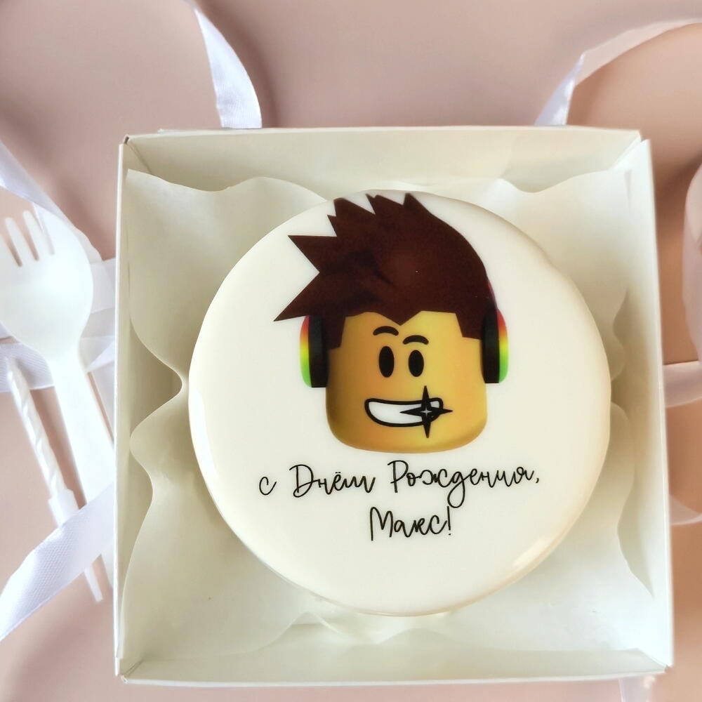 Бенто торт для мальчика или девочки с Роблоксом