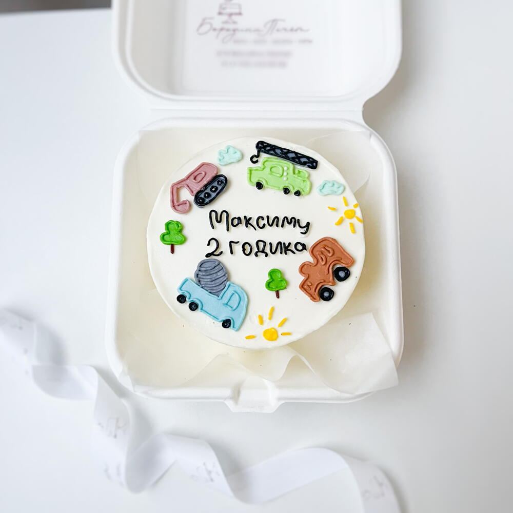 Бенто торт для мальчика на день рождение, месяца