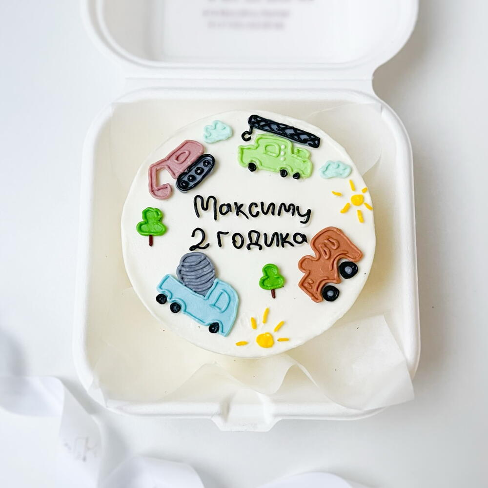 Бенто торт для мальчика на день рождение, месяца