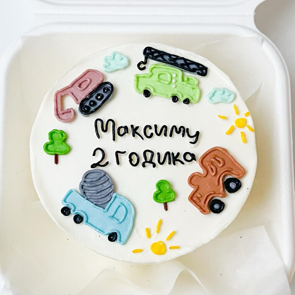 Бенто торт для мальчика на день рождение, месяца