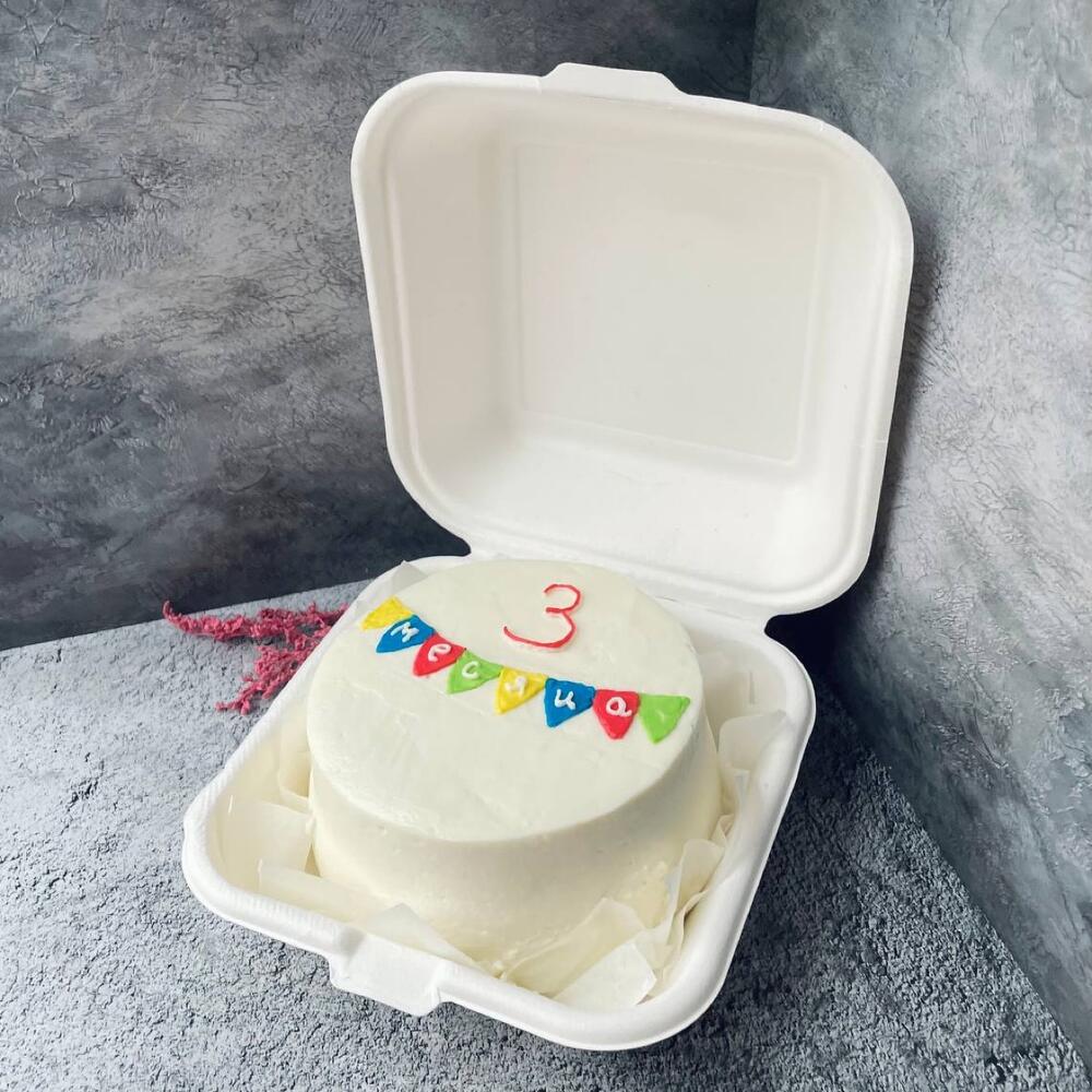 Бенто торт для малыша «Флажки»