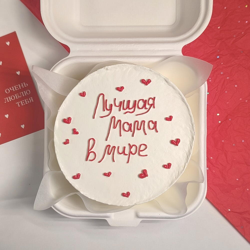 Бенто торт для мамы / бенто "Лучшая мама в мире"