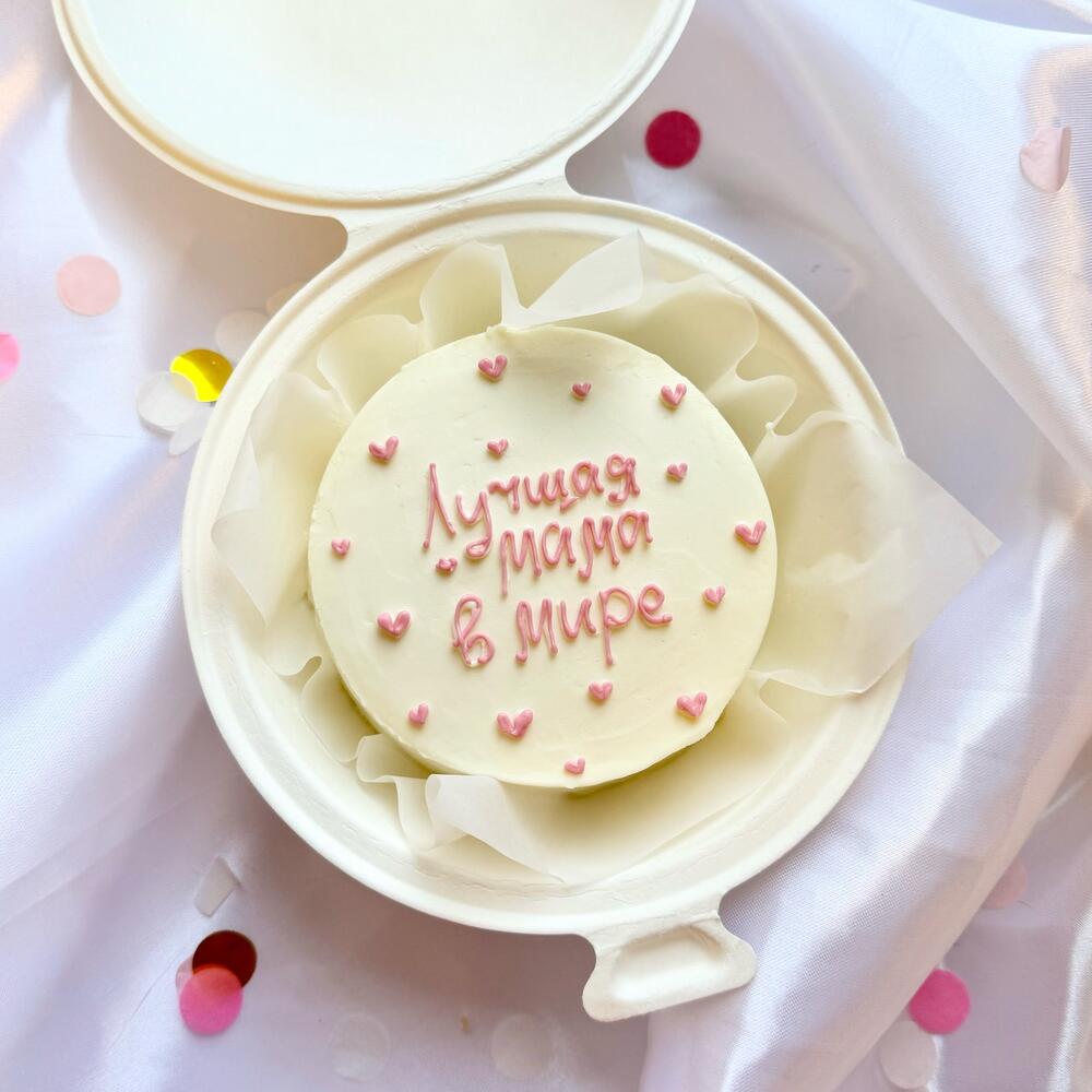 Бенто торт для мамы «лучшая мама в мире»