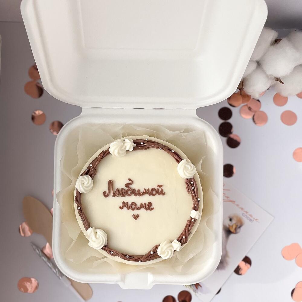 Бенто торт для мамы «Любимой маме»