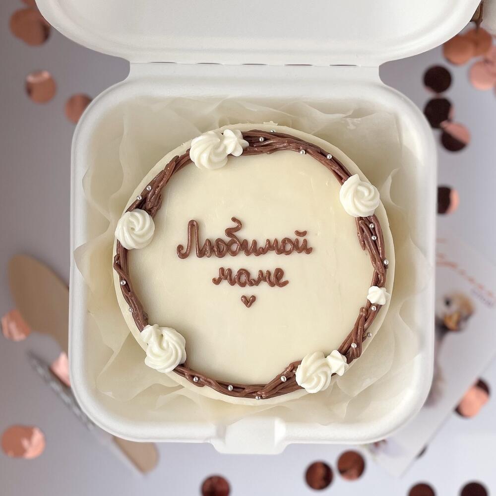 Бенто торт для мамы «Любимой маме»