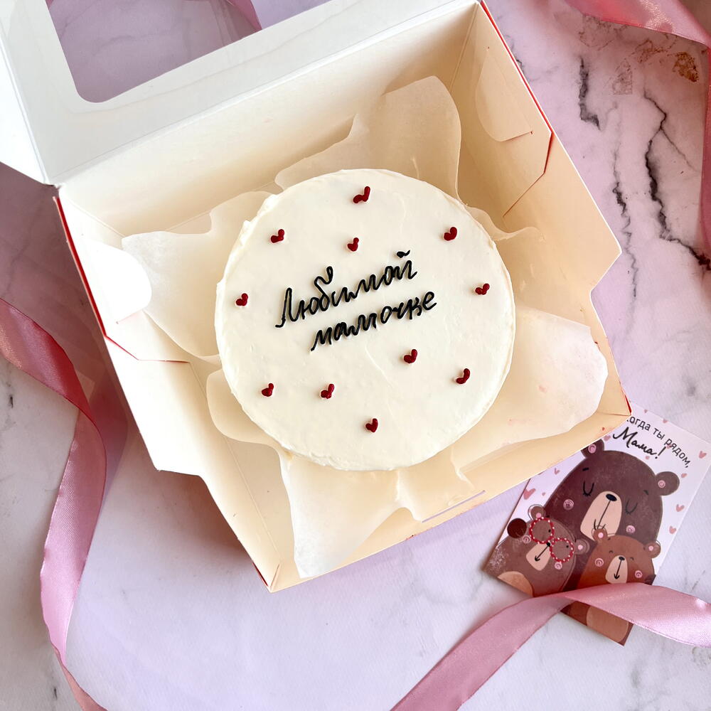 Бенто торт для мамы «любимой мамочке» на День матери