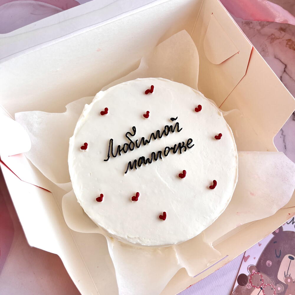 Бенто торт для мамы «любимой мамочке» на День матери