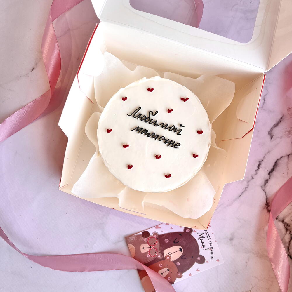 Бенто торт для мамы «любимой мамочке» на День матери