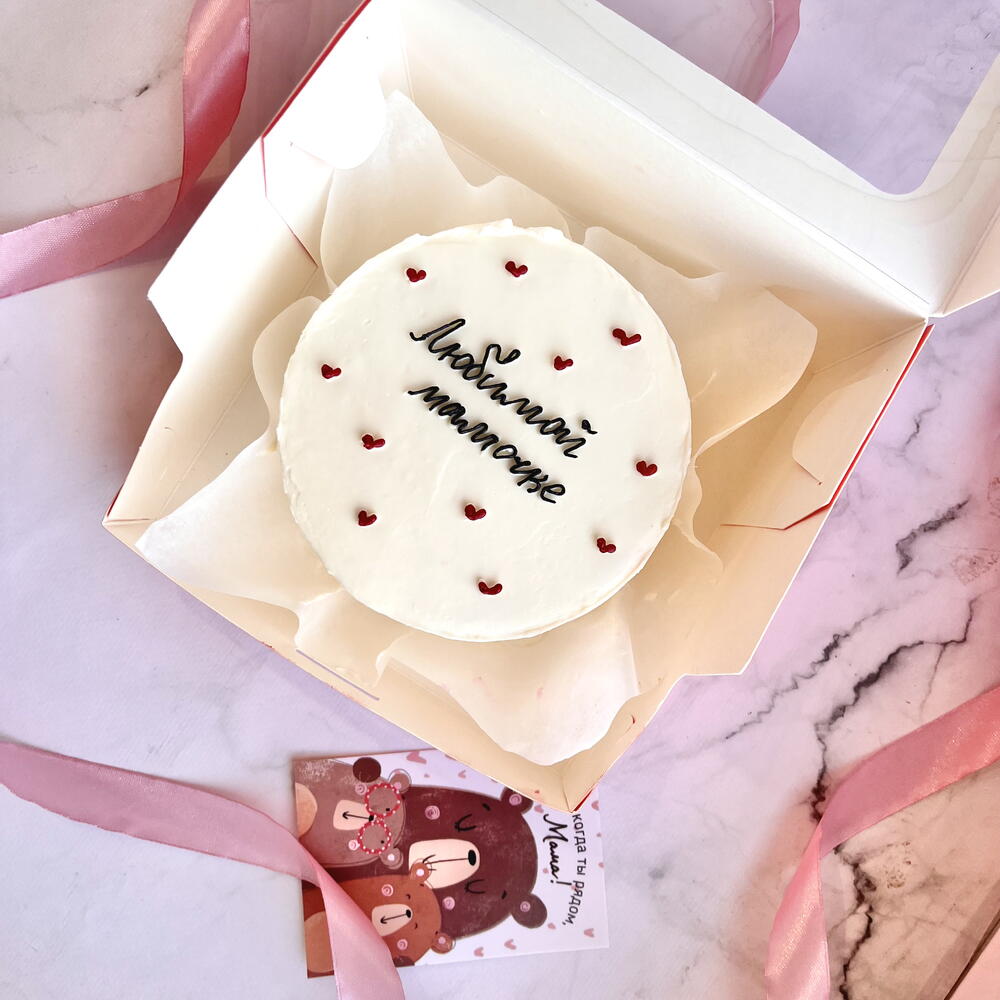 Бенто торт для мамы «любимой мамочке» на День матери