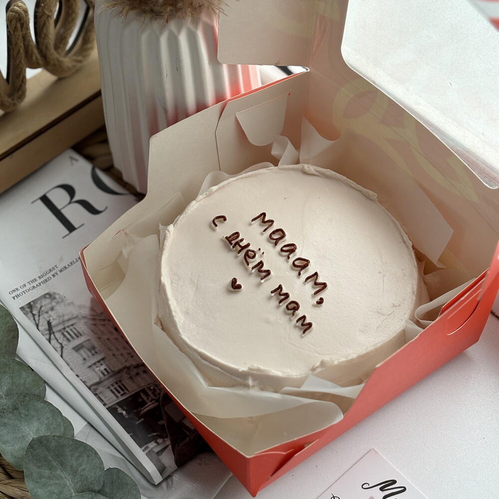 Бенто торт для мамы, любовь от детей бенто тортик для мамочки