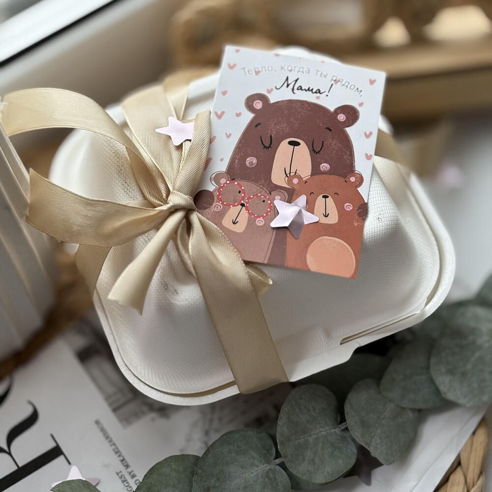 Бенто торт для мамы, любовь от детей бенто тортик для мамочки