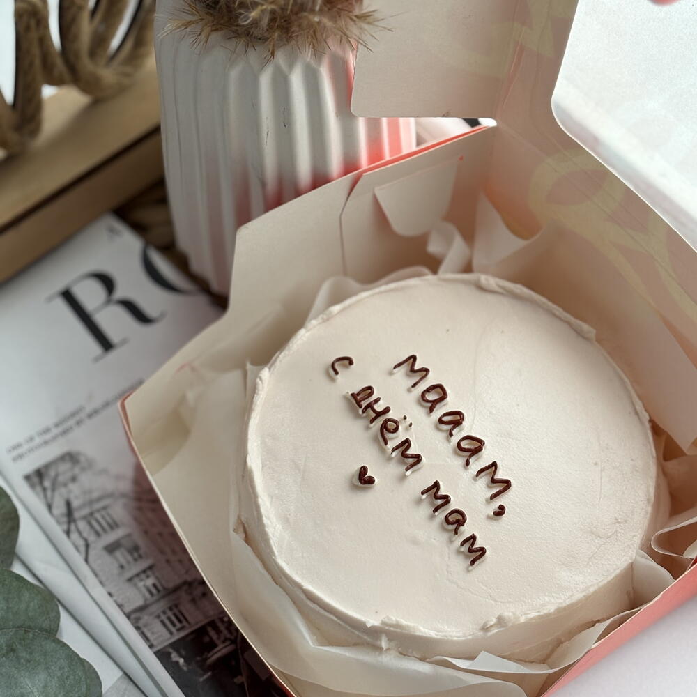 Бенто торт для мамы, любовь от детей бенто тортик для мамочки